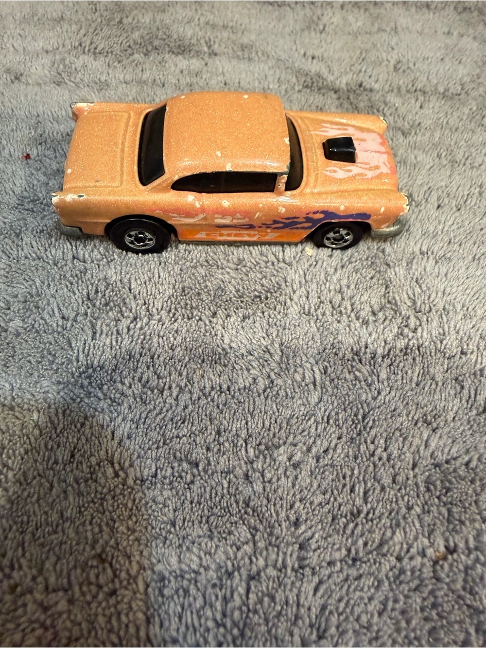 Hot Wheels Blackwall 1988 Color Racers 55 Chevy Pink